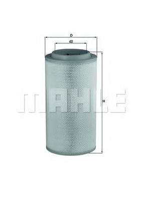 Воздушный фильтр KNECHT/MAHLE LX 1734