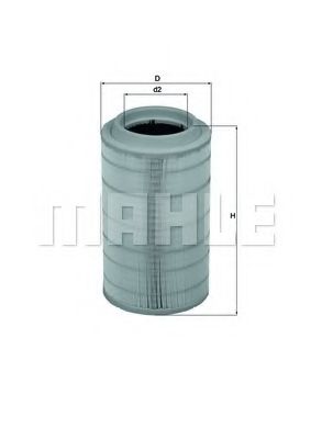 Воздушный фильтр KNECHT/MAHLE LX 1789