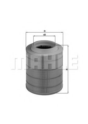 Воздушный фильтр KNECHT/MAHLE LX 1798