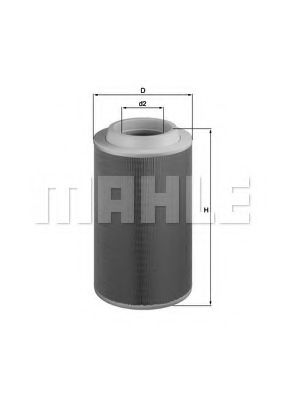 Воздушный фильтр KNECHT/MAHLE LX 1801