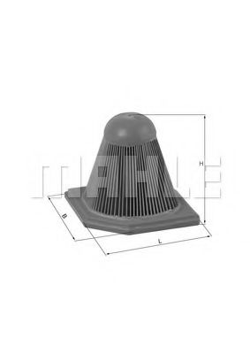 Воздушный фильтр KNECHT/MAHLE LX 1892