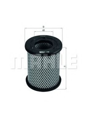 Воздушный фильтр KNECHT/MAHLE LX 2000