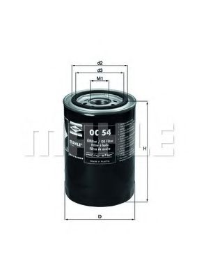 Масляный фильтр KNECHT/MAHLE OC 54