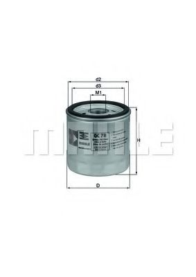 Масляный фильтр KNECHT/MAHLE OC 78