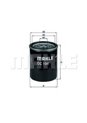 Масляный фильтр KNECHT/MAHLE OC 194