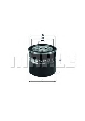 Масляный фильтр KNECHT/MAHLE OC 215