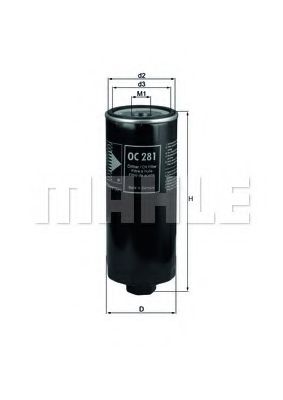 Масляный фильтр KNECHT/MAHLE OC 281