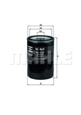 Масляный фильтр KNECHT/MAHLE OC 469