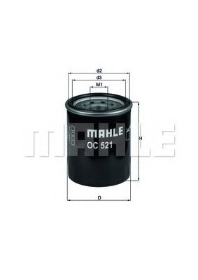 Масляный фильтр KNECHT/MAHLE OC 521