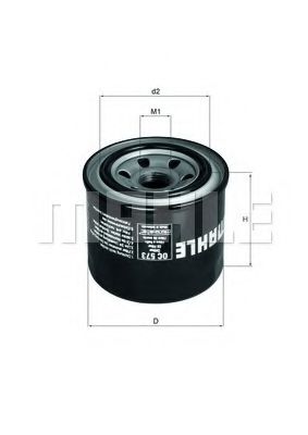 Масляный фильтр KNECHT/MAHLE OC 573