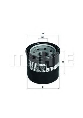 Масляный фильтр KNECHT/MAHLE OC 575