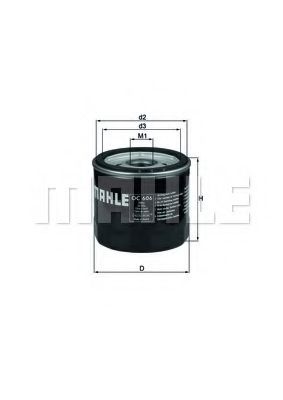 Масляный фильтр KNECHT/MAHLE OC 606