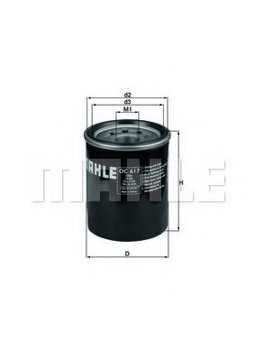Масляный фильтр KNECHT/MAHLE OC 617