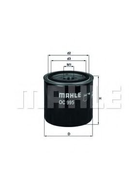 Масляный фильтр KNECHT/MAHLE OC 995