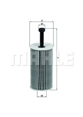 Масляный фильтр KNECHT/MAHLE OX 193D