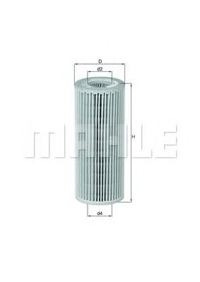 Масляный фильтр KNECHT/MAHLE OX 381D