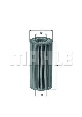 Масляный фильтр KNECHT/MAHLE OX 383D