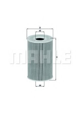 Масляный фильтр KNECHT/MAHLE OX 388D