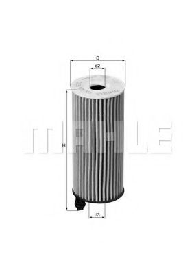Масляный фильтр KNECHT/MAHLE OX 404D