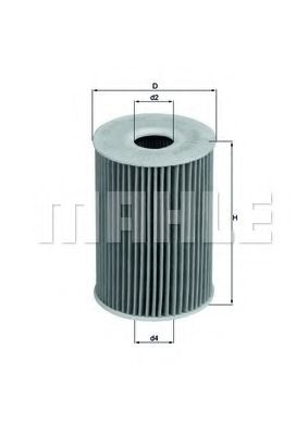Масляный фильтр KNECHT/MAHLE OX 415D