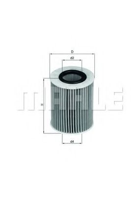 Масляный фильтр KNECHT/MAHLE OX 437D