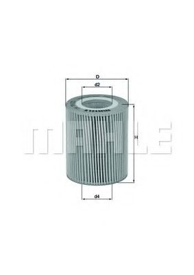 Масляный фильтр KNECHT/MAHLE OX 776D
