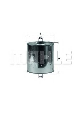 Масляный фильтр KNECHT/MAHLE OX 1D