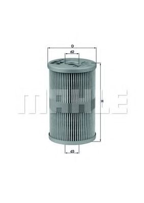 Масляный фильтр KNECHT/MAHLE OX 18D