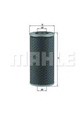 Масляный фильтр KNECHT/MAHLE OX 31D
