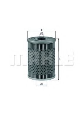 Масляный фильтр KNECHT/MAHLE OX 32D