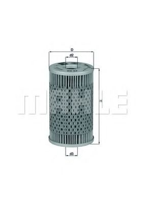 Масляный фильтр KNECHT/MAHLE OX 47D