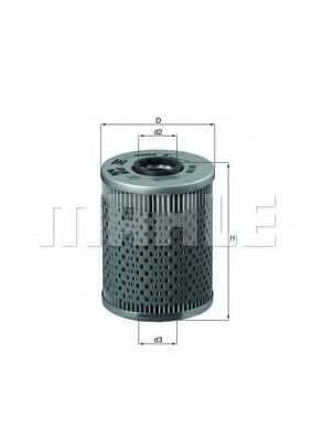 Масляный фильтр KNECHT/MAHLE OX 68D