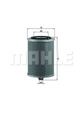 Масляный фильтр KNECHT/MAHLE OX 71D