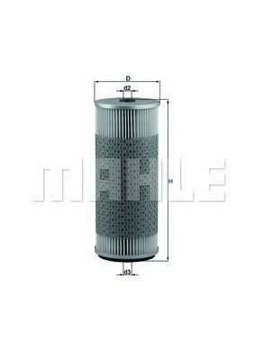 Масляный фильтр KNECHT/MAHLE OX 75D