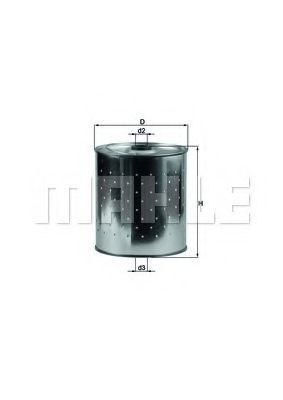 Масляный фильтр KNECHT/MAHLE OX 85D