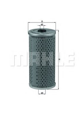 Масляный фильтр KNECHT/MAHLE OX 92D