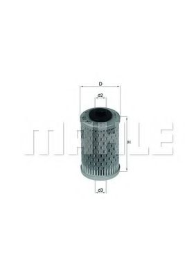Масляный фильтр KNECHT/MAHLE OX 115