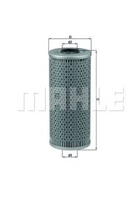 Масляный фильтр KNECHT/MAHLE OX 121D