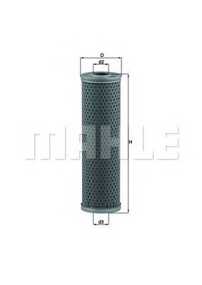 Масляный фильтр KNECHT/MAHLE OX 147D
