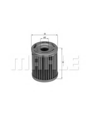 Масляный фильтр KNECHT/MAHLE OX 407