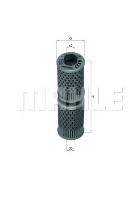Масляный фильтр KNECHT/MAHLE OX 37D