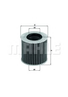 Масляный фильтр KNECHT/MAHLE OX 414D1