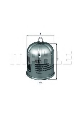 Масляный фильтр KNECHT/MAHLE OZ 1D