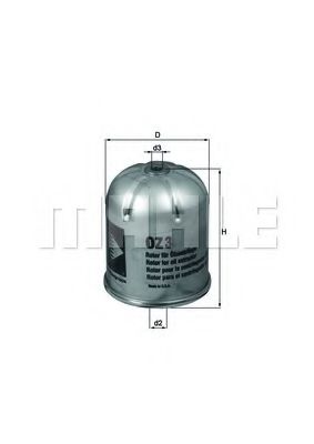Масляный фильтр KNECHT/MAHLE OZ 3D