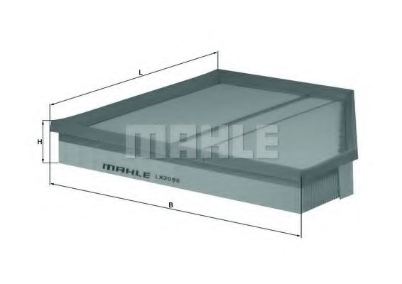 Воздушный фильтр KNECHT/MAHLE LX 2098