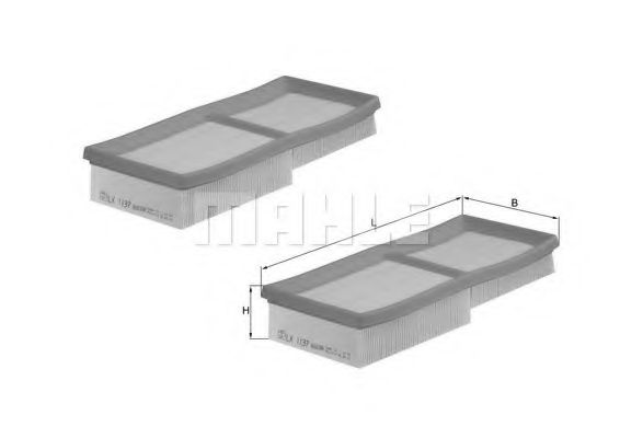Воздушный фильтр KNECHT/MAHLE LX 1137/S