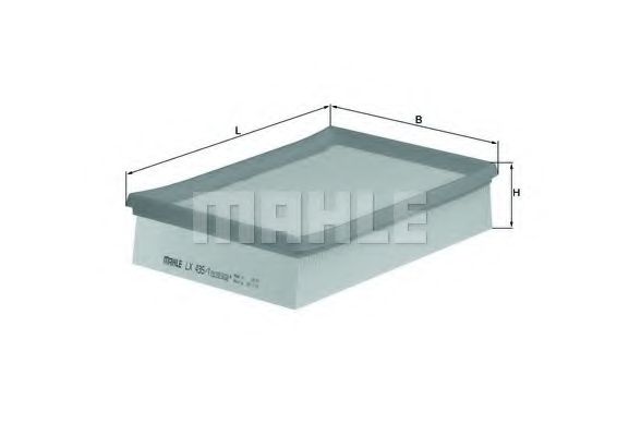 Воздушный фильтр KNECHT/MAHLE LX 435/1