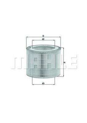 Воздушный фильтр KNECHT/MAHLE LX 3009