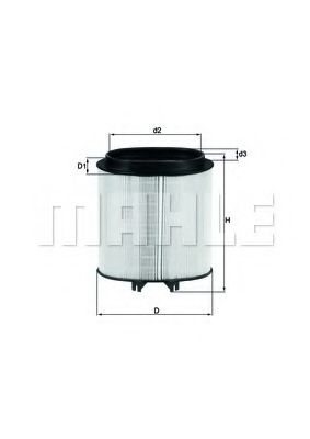 Воздушный фильтр KNECHT/MAHLE LX 2974