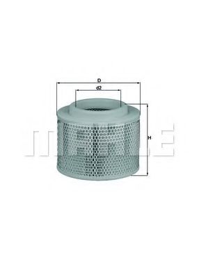 Воздушный фильтр KNECHT/MAHLE LX 2808/1